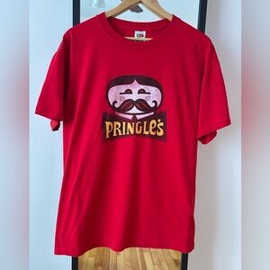 Vintage Y2K Pringle’s chips snack food tee shirt crisps Fruit Of The Loom Best